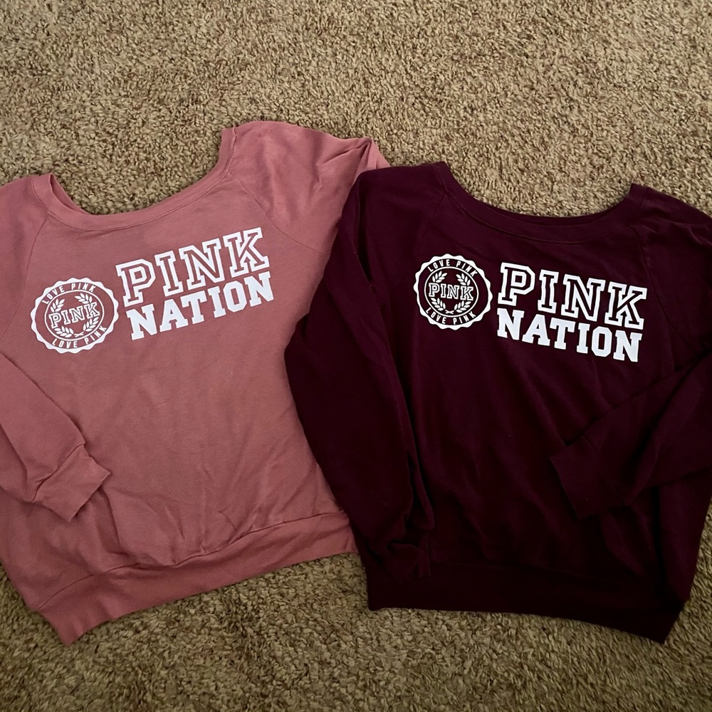SOLD❌ PINK Victoria secret cute sweatshirts